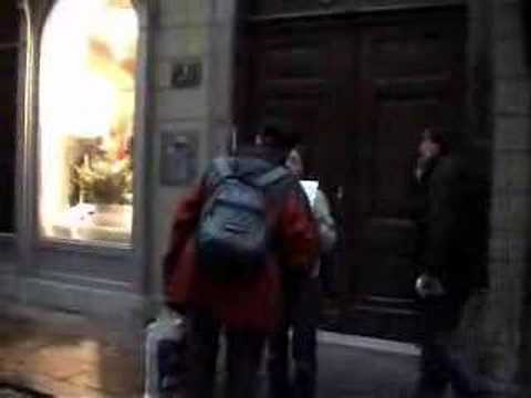 Free hugs campaign in Ljubljana, ...