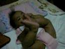 eating ma foot.. eating ma foot..