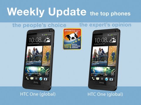 The Top Smartphones, Week 57: HTC One dominates both charts!