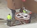 El Pollón de Gallardón (IV): Erección tercera fase del Obelisco de Calatrava