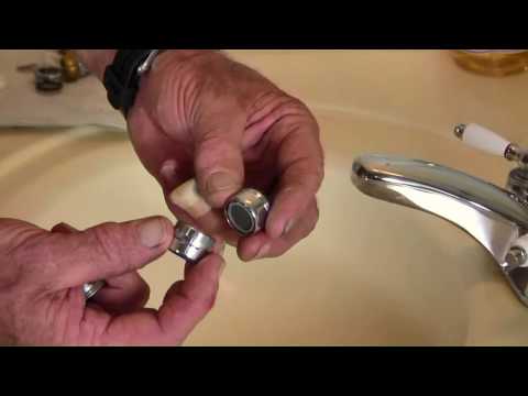 how to remove aerator from kohler faucet