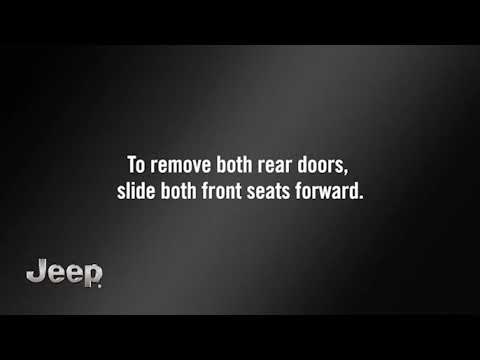 2020 Gladiator Rear Door Removal