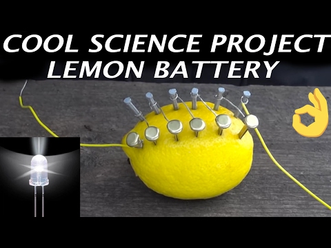 how to make a battery from a lemon