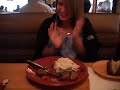 Carolanne Eating Steak