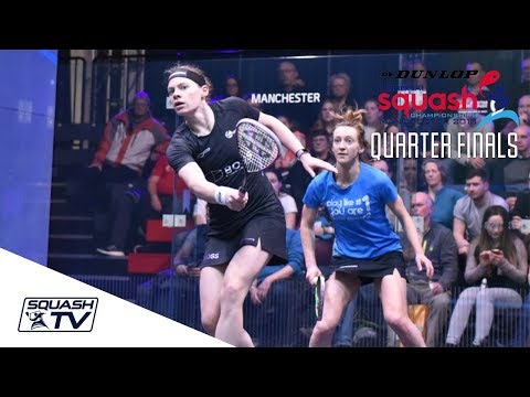 Squash: Dunlop National Squash Champs 2018 - Women's QF Roundup