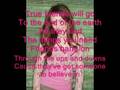 Hannah Montana-True Friend (with all lyrics)