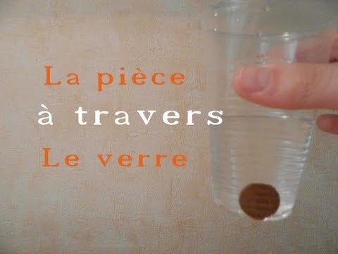 Tour de magie expliqué - La pièce à travers le verre