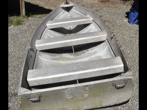 how to patch aluminum boat holes