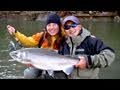 Her biggest coho salmon