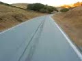 Italian 50cc Motorized Bike climbing a steep hill