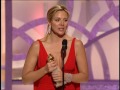 Golden Globes 2003 Kim Cattrall Wins Best Supporting Actress TV Series