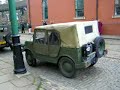 2 stroke Auto Union Munga, blue smoke, Crich street 2 stroke Auto Union Munga, blue smoke, Crich street
