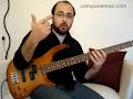 Clases de Bajo tecnicas slap \"HAMMER OFF\"