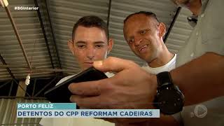 Reeducandos reformam cadeiras de rodas em Porto Feliz