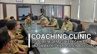 Coaching Clinic Sistem Informasi Kepegawaian untuk BKPPD Kabupaten Boyolali