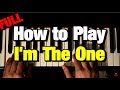 I'M THE ONE - PIANO TUTORIAL - JUSTIN BIEBER