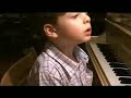 Young piano Player 4 yr old, The Entertainer by Scott Joplin Hugo Ambrose
