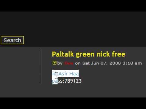 how to get purple id in paltalk