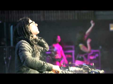 Oliphant - filming for SKRILLEX & PANTyRAID [Ooah + Marty Party] @ Austin Music Hall..Sat Feb 5th Sonny Moore came up grabbed my camera and started filming with it Song...