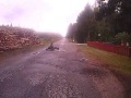 go-kart hemma hos oss, seg go-kart men kul om det regnat