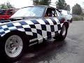 240z with rb26 doing a burnout