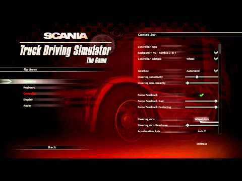 how to setup Thrustmaster Ferrari gt experience to work with  scs truck simulators