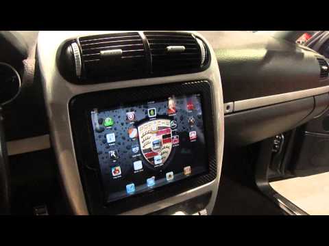Best iPad 2 install into car, motorized. SBN 2011 Porsche Cayenne S by Underground auto styling