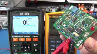 Extech GX900 vs Fluke 287 Graphical Multimeter Review – Part 1
