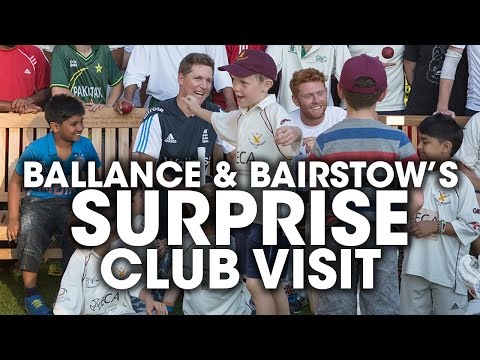 Ballance and Bairstow's Surprise Club Visit
