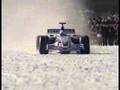 BMW Sauber drives on frozen lake at White Turf 2007