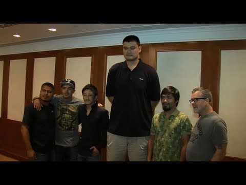 Pacquiao & Rios meets Yao Ming