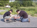 A bottle with Diet Coke and Mentos LITERALLY EXPLODES with fire!http://www.blubbaproductions.com/shop.php