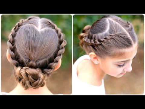 Rope Twisted Heart | Cute Girls Hairstyles