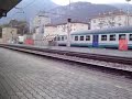 treno merci lunghissimo in transito a Trento