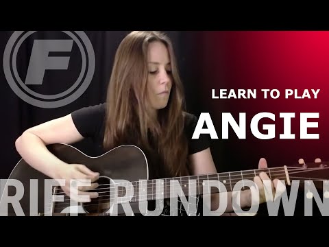Learn to play "Angie" Acoustic by The Rolling Stones