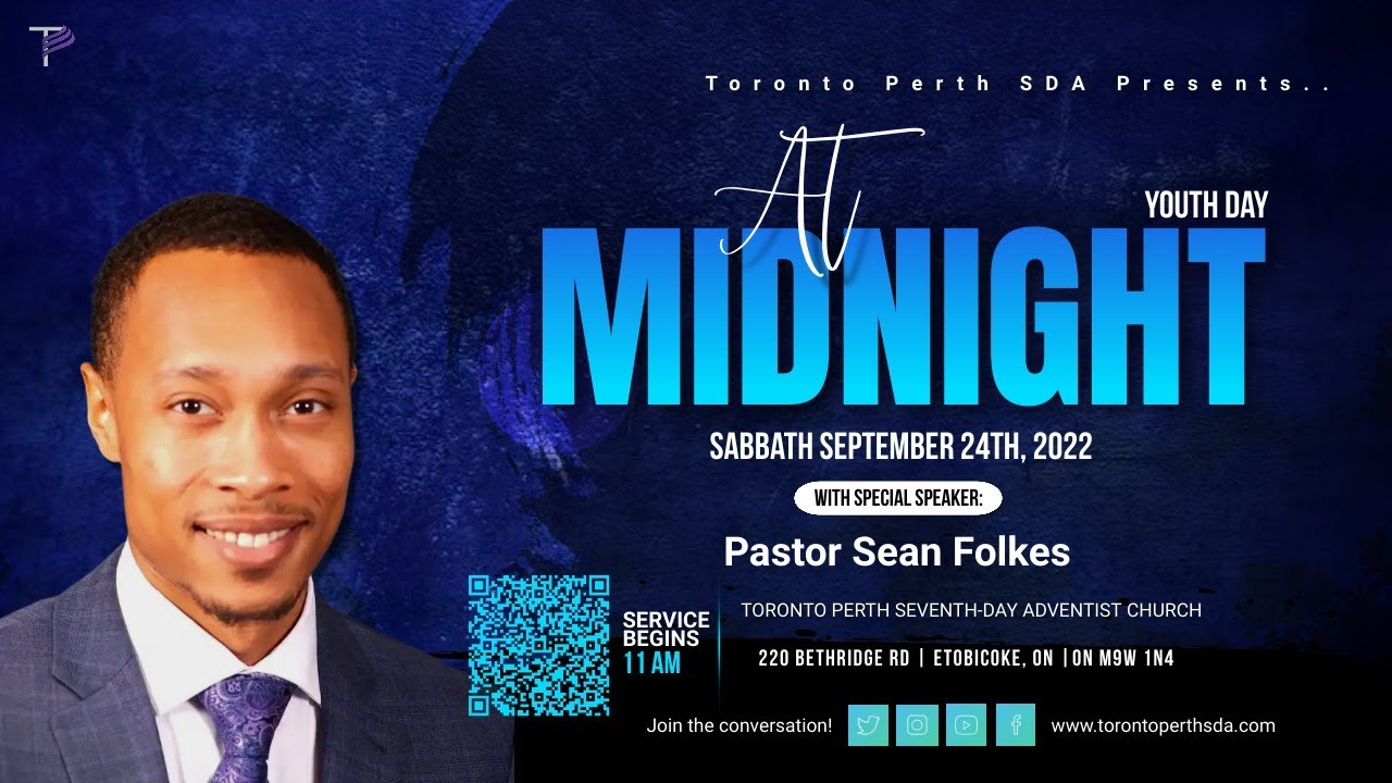 Pastor Sean Folkes - At Midnight ||  Saturday, September 24th, 2022