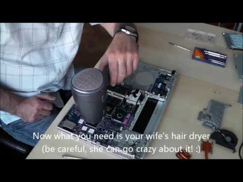 how to repair nvidia graphic chip