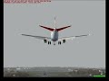 FS2004 PMDG 737-600 BMI LFRD RWY35