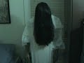 This is a video of me scaring my friend Dan with a home-built life-size likeness of Samara, the evil dead-girl-from-a-well from the movie The Ring. I hid it in his old room when he came to visit this year and had him go in there to 