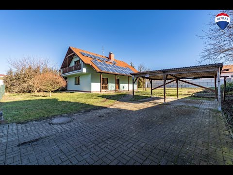 Video Prodej dvougeneračního rodinného domu s velkým pozemkem, Tachlovice Praha - západ