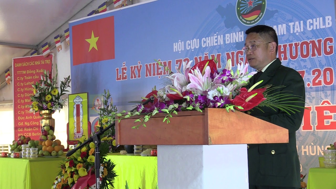 ÔNG QUANG ANH, CHỦ TỊCH HỘI CCB TOÀN LIÊN BANG PHÁT BIỂU