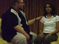 Brian David Phillips, hypnotist, performs hypnotic 