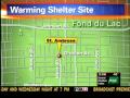 Location selected for warming shelter