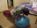 pushup on workout ball pushup on workout ball