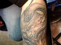 darkness tattoo art Nate Souders arm