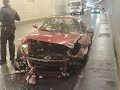 Cristiano Ronaldo Crashes His Ferrari in Manchester Cristiano Ronaldo Crashes His Ferrari in Manchester