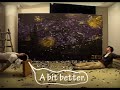 Recreating Starry Starry Night with 30,000 post it notes
