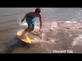 Skimboard ollie