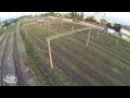 Over the railyard in Timisoara, Romania