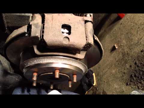 Rear Rotors & Brakes on 1995 Isuzu Rodeo Part 4
